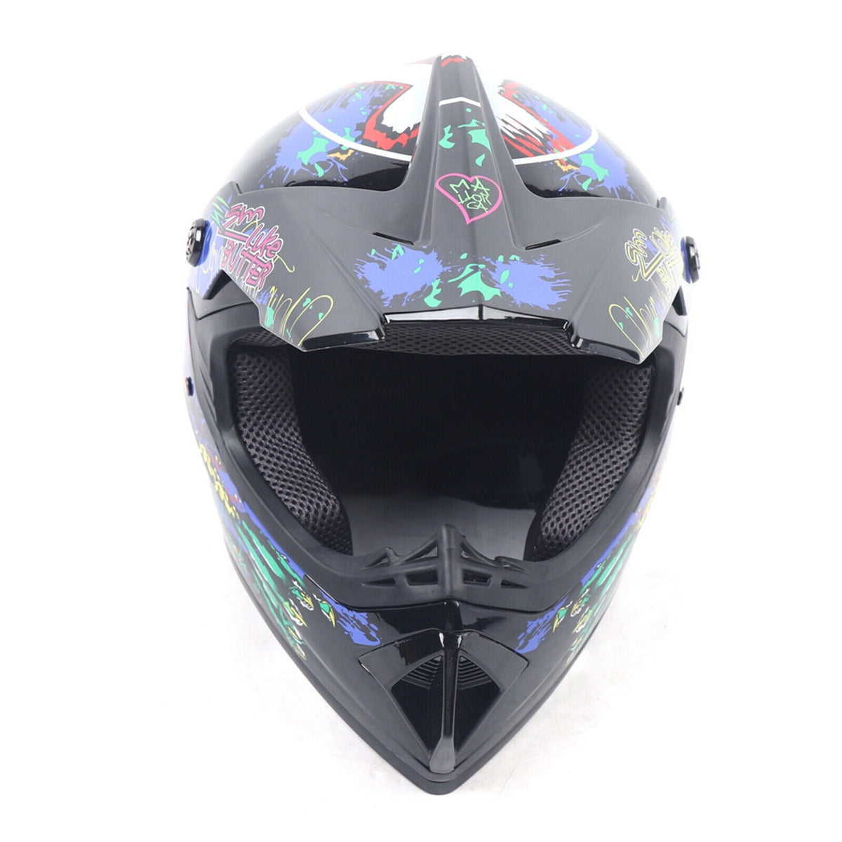 DOT Motorcycle Helmet for Adult, Motorcycle Helmet with Goggles & Gloves for Motocross Off-Road Racing ATV Dirt Bike