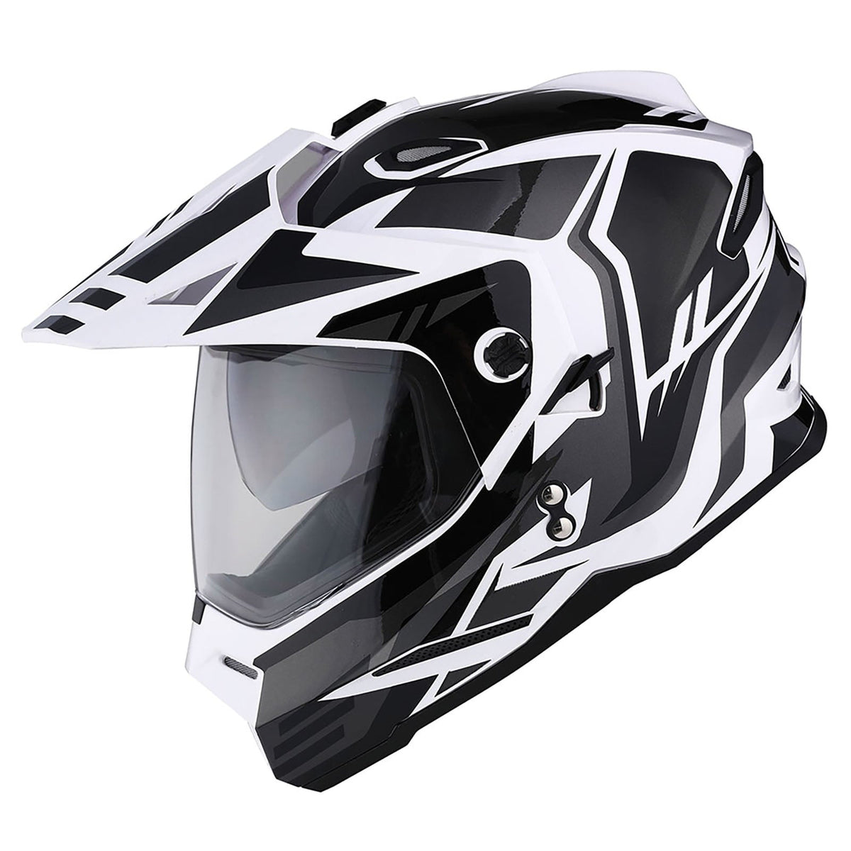 1Storm Adult Motorcycle Motocross Dual Sport Off Road Full Face Dual Visor Helmet F802CLS Matt Black