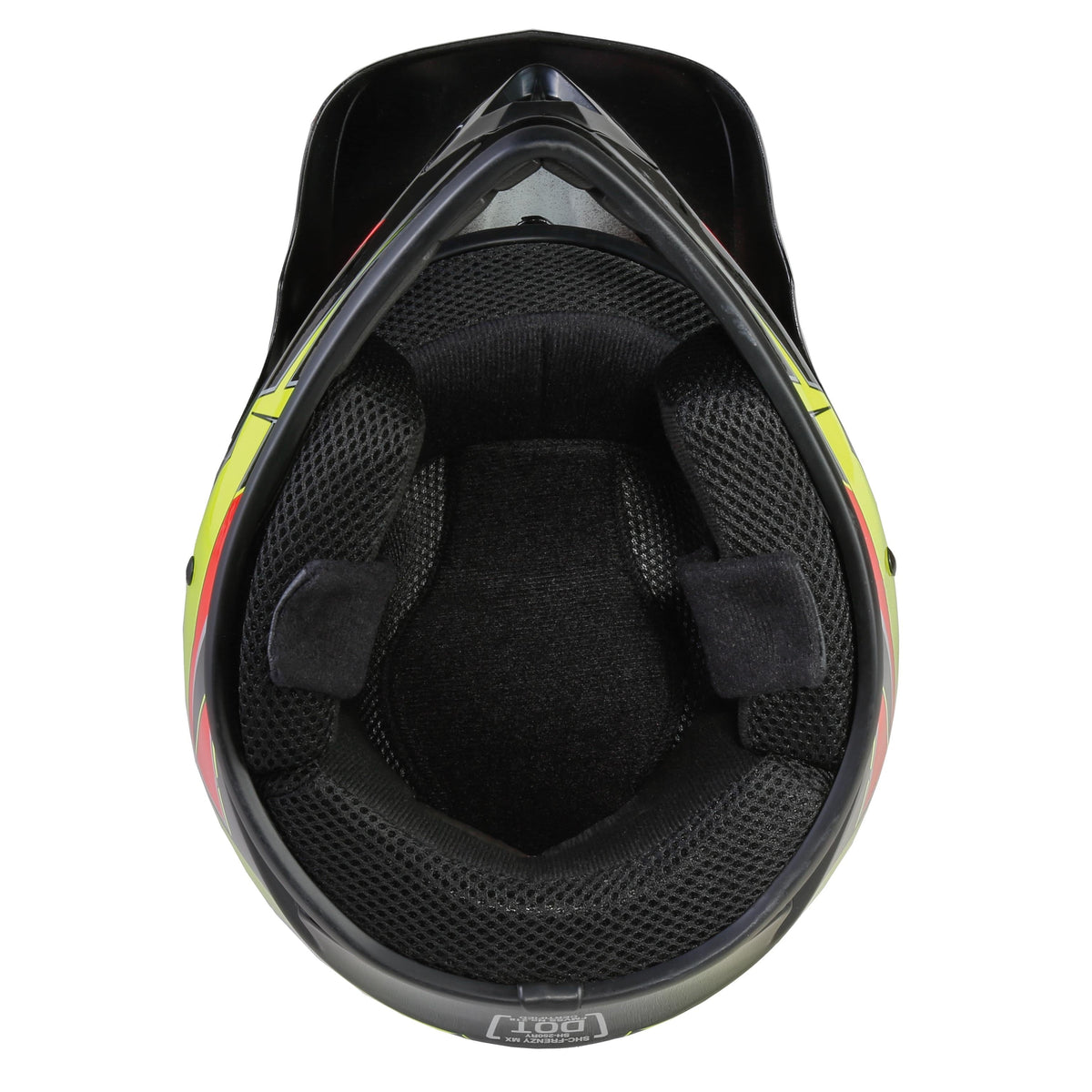 Youth Frenzy MX off-road ATV Helmet DOT Approved Color: Red/Yellow Size: Youth Large