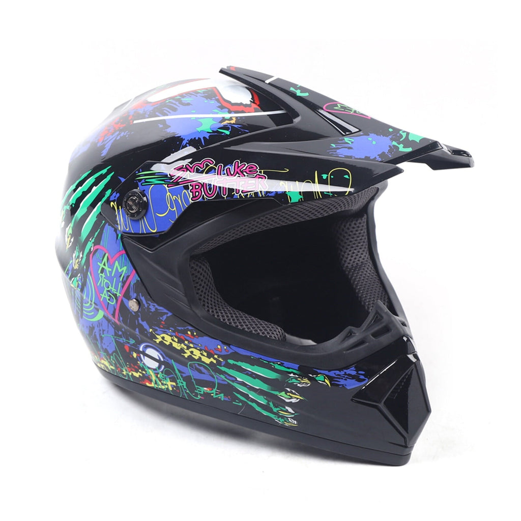 Off-Road Helmet Kit Wear Resistant Fiber Fabric Interior Street Motocross Protective Accessory