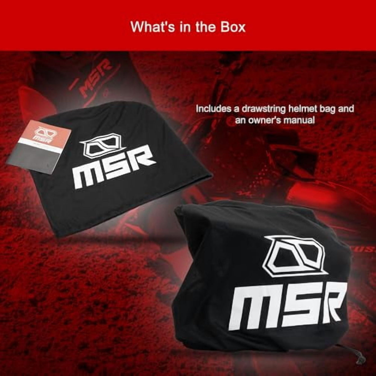 MSRâ„?Mav Sensor Dirt Bike Motocross Helmet w/ MIPS X-Large Black/Grey