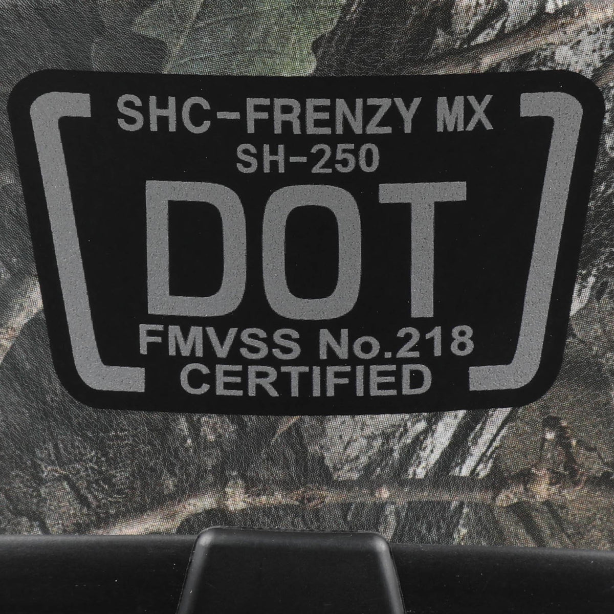 Youth Frenzy Mossy Oak Camo Mx off-road Motocross, ATV, Dirt Bike Helmet, Dot Approved - Large