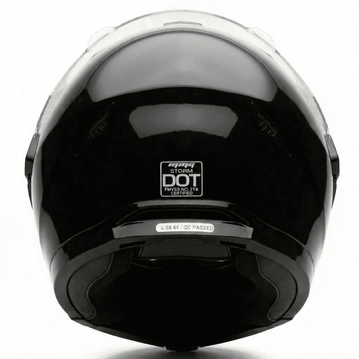 Adult Motorcycle Dual Sport Off-Road Full-Face Helmet DOT â€?Gloss Black (Medium) Model 23