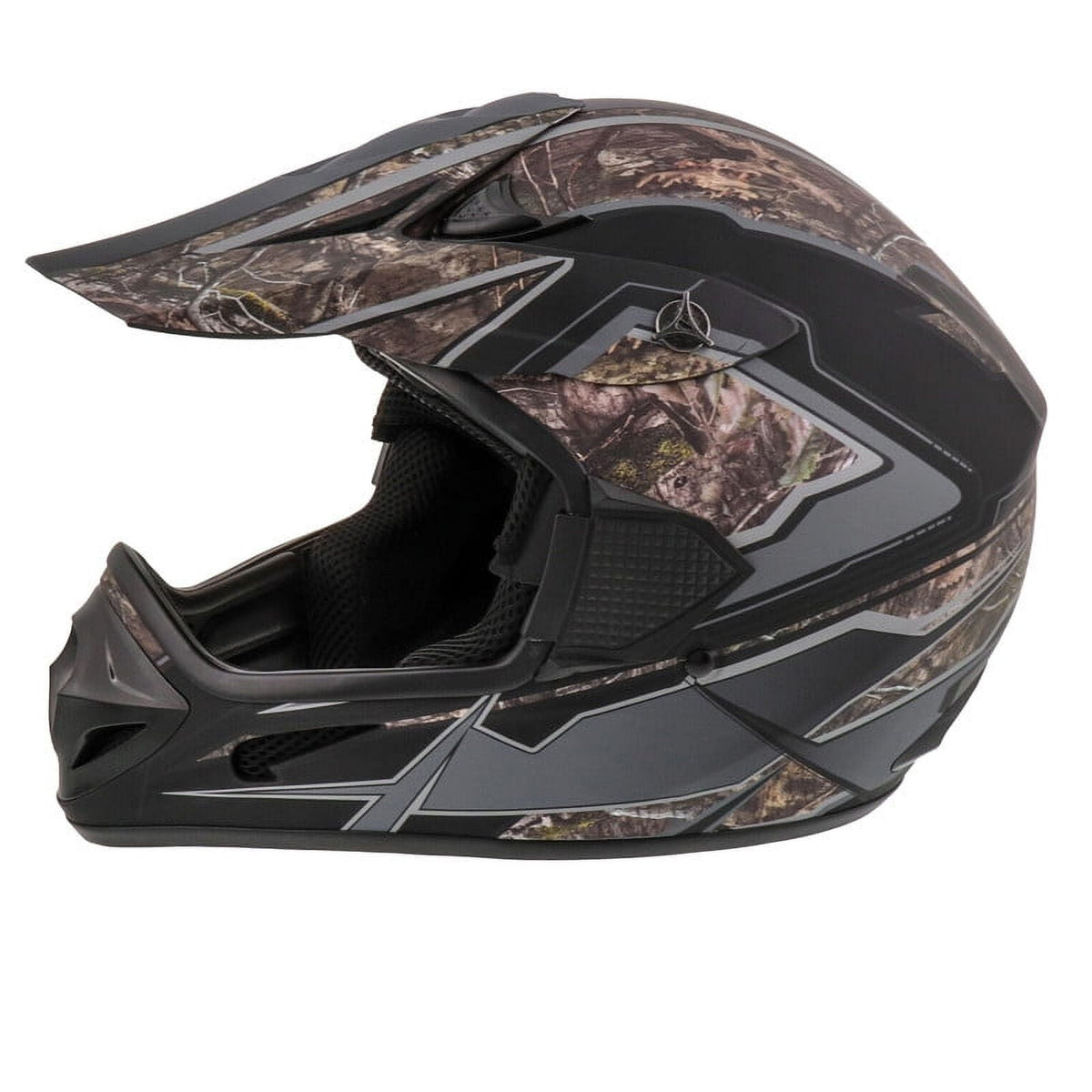 Adult Frenzy Mossy Oak Mx Off-Road Motocross ATV Dirt Bike Helmet Dot Approved Size: Medium