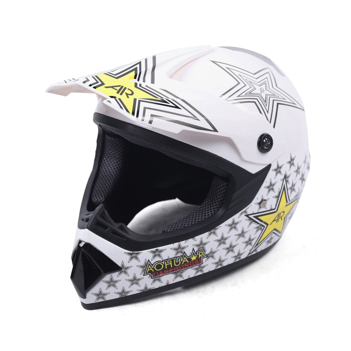 DOT Motorcycle Adult Helmet +Goggles +Gloves Motocross MX ATV Dirt Bike Off-Road