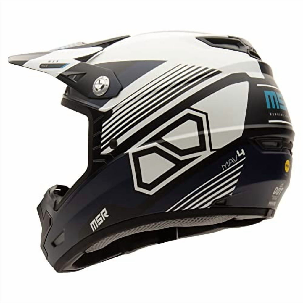 MSR Mav4 Sensor Helmet w/MIPS (Small, Navy) Motorcycle Off Road Dirt Bike