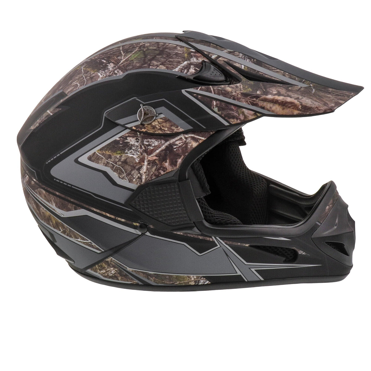 Adult Frenzy Mossy Oak Mx Off-Road Motocross ATV Dirt Bike Helmet Dot Approved Size: Medium