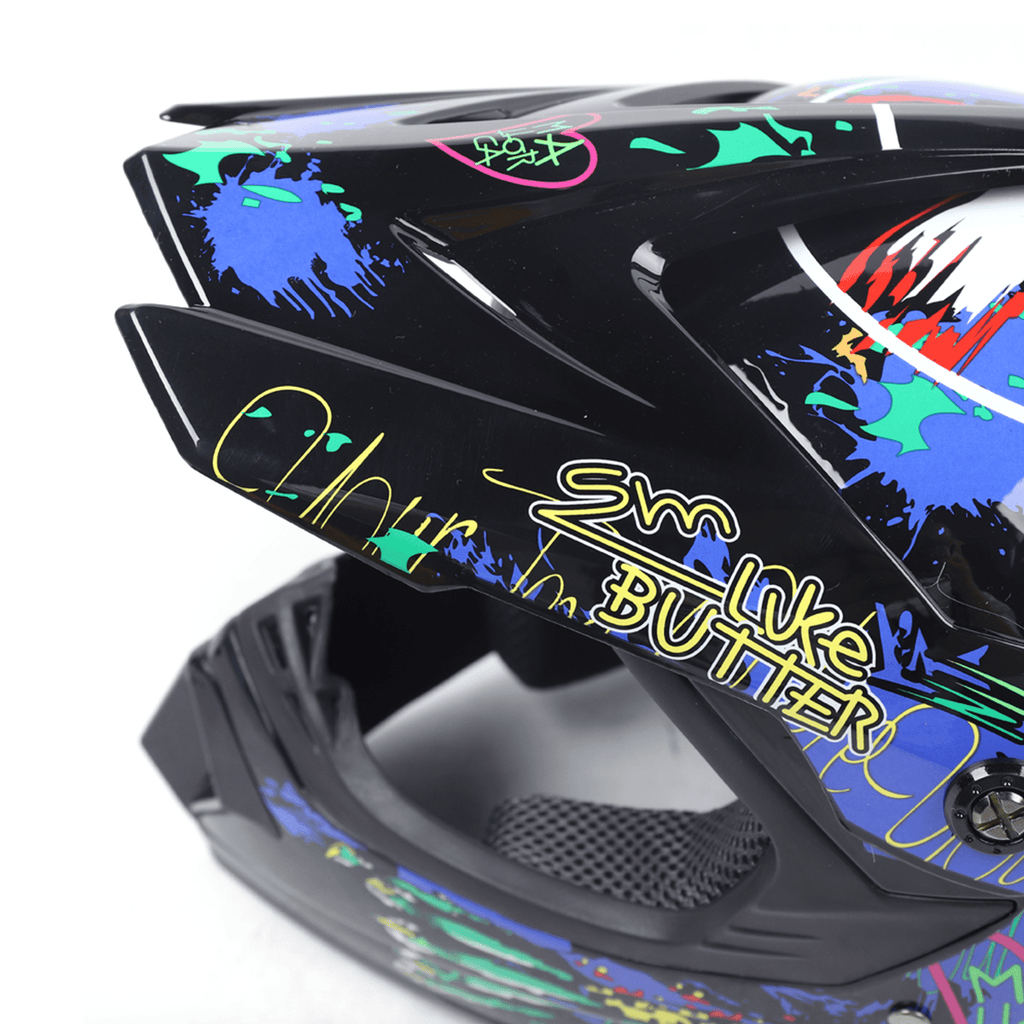 Off-Road Helmet Kit Wear Resistant Fiber Fabric Interior Street Motocross Protective Accessory