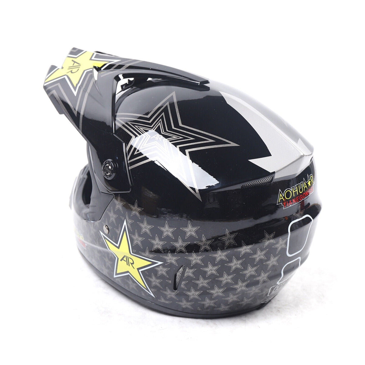 DOT Motorcycle Helmet for Adult, Motorcycle Helmet with Goggles & Gloves for Motocross Off-Road Racing ATV Dirt Bike