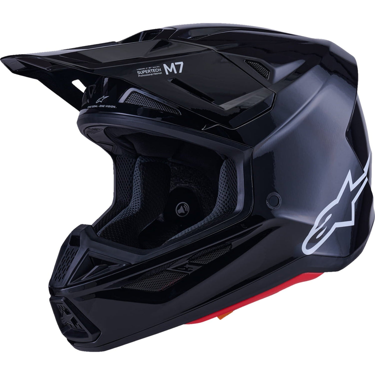 ALPINESTARS SM7 Helmet - Solid - Gloss Black - 2XL 8301426-1180-XXL
