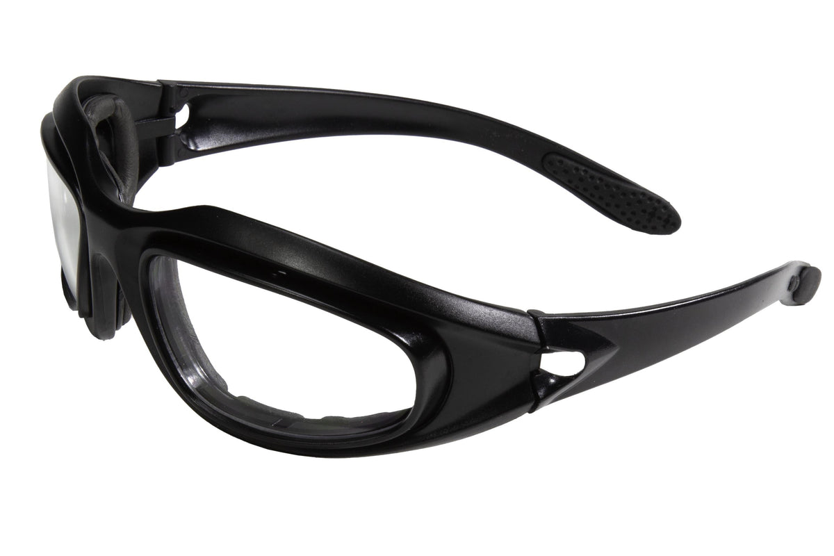 FUEL Adult MX ATV Off-Road Premium Riding Glasses Kit for Motorcycle Moped Cruiser Scooter