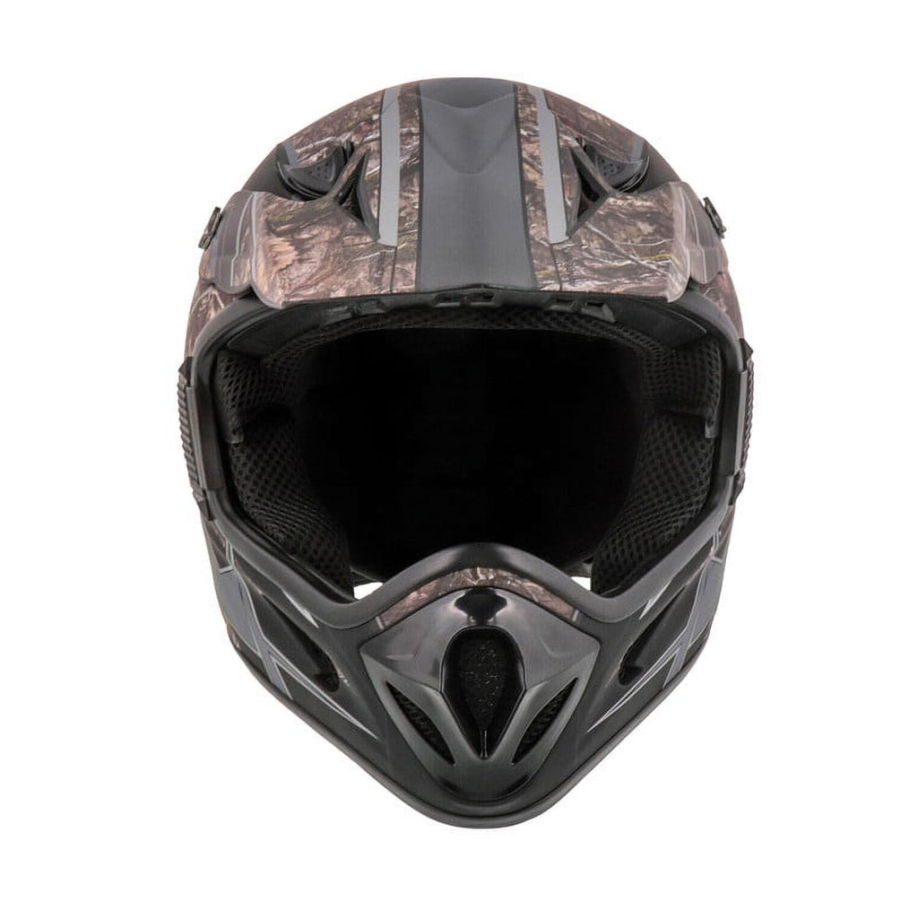 Adult Frenzy Mossy Oak MX Off-Road Motocross, ATV, Dirt Bike Helmet, DOT Approved Size: Large