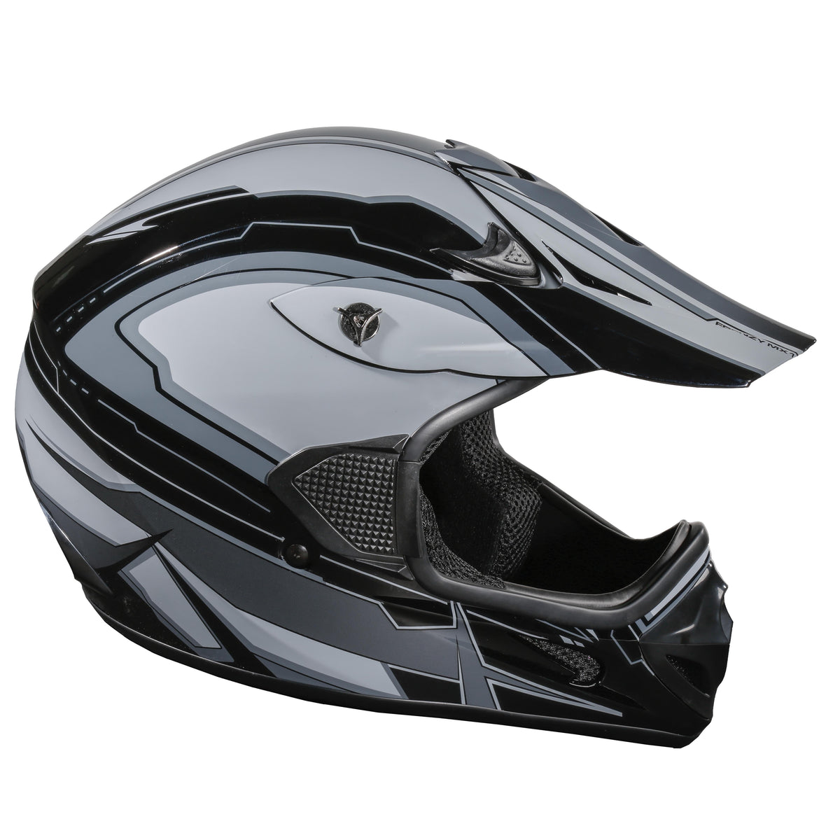 (2 pack) Fuel Helmets Adult Frenzy Off Road Helmet Blk/gry Xl