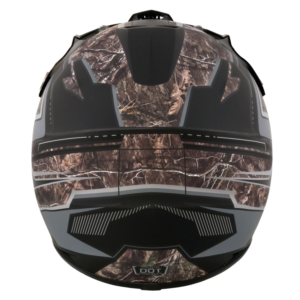 Youth Frenzy Mossy Oak Camo Mx off-road Motocross, ATV, Dirt Bike Helmet, Dot Approved - Medium